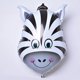 thumbnail image 2 of Bewildely 1 pieza de globos de papel de aluminio de animales grandes, globo temático de fiesta destacado de cumpleaños, decoración de cebra, Tigre, Kits de decoración para fiestas No.02 Bewildely HA002737-02, 2 of 6