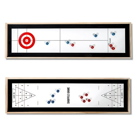 Table Top Shuffle Board Game Table Portable Game Table Curling Game