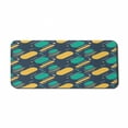 thumbnail image 1 of Geometric Computer Mouse Pad, Teenage Pattern with Lines and Circles Bold Colorful Shapes Retro Modern Style, Rectangle Non-Slip Rubber Mousepad X-Large, 35" x 15", Multicolor, by Ambesonne, 1 of 2
