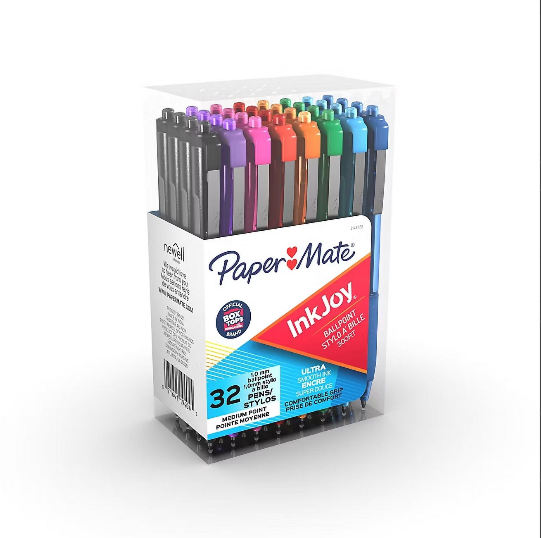Paper Mate Ballpoint 300RT Pens, 32 ct. - Assorted Colors