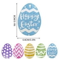 2025 Clearance Easter Egg Wooden Ornaments Classic Styles Of Easter Egg