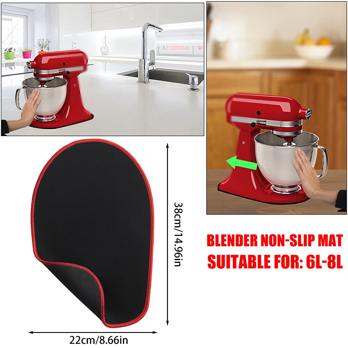 Maalr Mixer Slider Mat Compatible with Kitchenaid Stand Mixer 44.5Qt TiltHead Stand Mixer