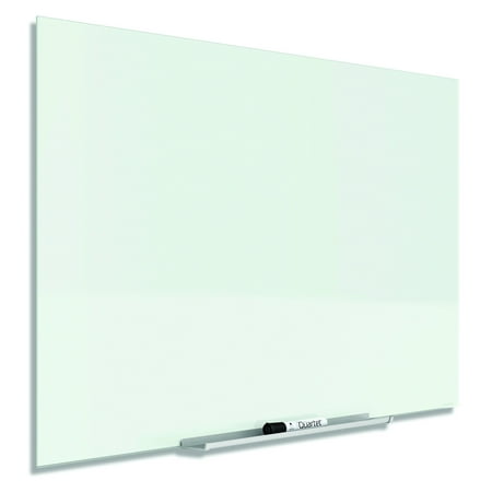 UPC: 0034138223338 | Quartet InvisaMount Magnetic Glass Dry-Erase Board 85 x 48 White Surface