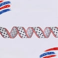 thumbnail image 6 of JoyMoreHome 4th of July Patriotic Ribbon Wired Edge Ribbon White Blue Red Decorative Crafts for Independence Day Memorial Day Gift Wrapping DIY Craft, 6 of 6