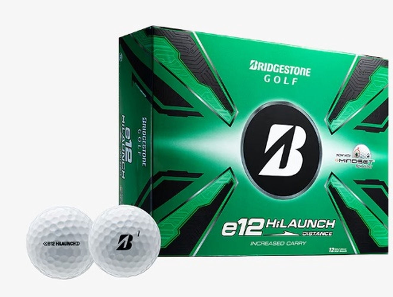 Bridgestone e12 HiLaunch Golf Balls 1-Dozen White