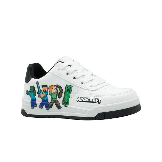 Tenis Gamer Niño Minercraft® Personajes Licencia Original blanco 21