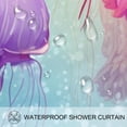 thumbnail image 3 of Jellyfish Waterproof Shower Curtain Set with Hooks, Printed Bathroom Decoration - Shower Curtain Sets, 3 of 5