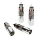thumbnail image 1 of Adaptador De Conector , Detalles Ricos, Carcasa Metálica De Enchufe Cromada Para Cable De Señal, 1 of 7