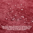 thumbnail image 4 of PiccoCasa Set of 2 Soft Water Repellent Throw Pillow Covers Burgundy 12x20 Inch, 4 of 7