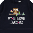 thumbnail image 3 of Inktastic My Grandma Loves Me Girls Baby Sweatshirt, 3 of 4
