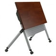 thumbnail image 3 of Bush Business Furniture 60W x 24D Folding Training Table with Wheels, 3 of 7