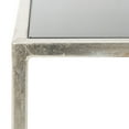 thumbnail image 6 of SAFAVIEH Kiley 18 in. H Classic Leaf Accent Table with Black Glass, Silver, 6 of 7