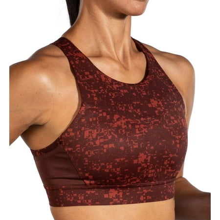 

Women s Brooks 350080 Drive 3 Pocket Sports Bra (Raisin Glitch/Copper 40DD/E)