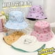 thumbnail image 4 of Sombrero de doble cara de Hello Kitty para niñas, Kawaii Sanrio Cinnamoroll Anime My Melody Kuromi, lindo sombrero de cubo de corazón femenino de dibujos animados, juguete, 4 of 4