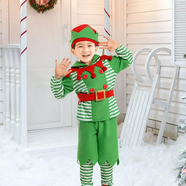 Lutin Tenue Bebe Noel Garcon Ensemble Ludique Lutin De Noël Dors