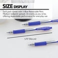 thumbnail image 2 of BAZIC Ballpoint Spencer Blue Retractable Pen Soft Grip 1.0 mm, (5/Pack), 1-Pack, 2 of 7