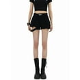 thumbnail image 2 of Women Gothic Black Denim Cargo Shorts Fashion Ladies Sexy High Waist Baggy Shorts Jeans Y2k Casual Harajuku Korean Summer-Coffee-XS, 2 of 6