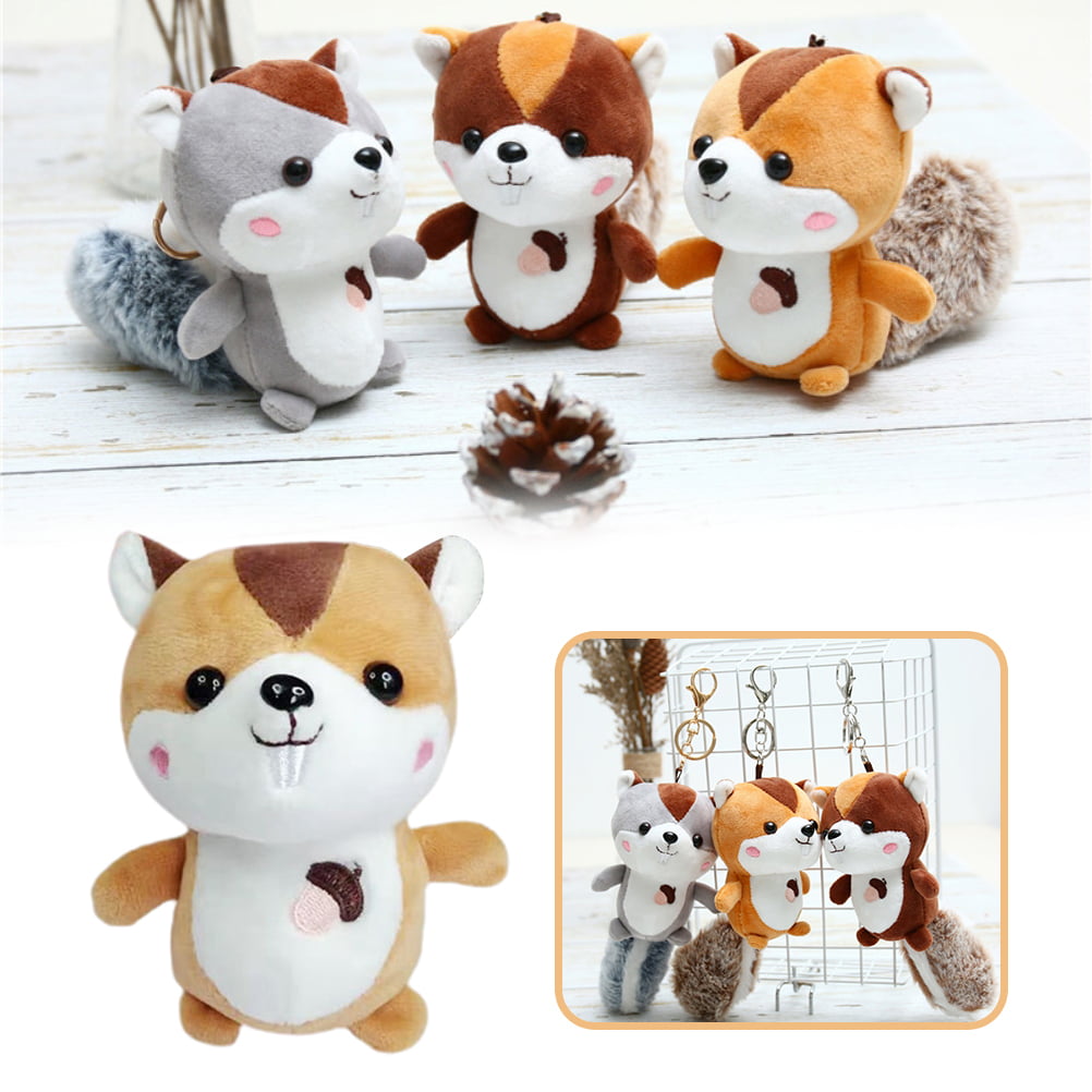 Lovely Cartoon Squirrel Stuffed Animals Toy Soft Plush Children Toy Gift