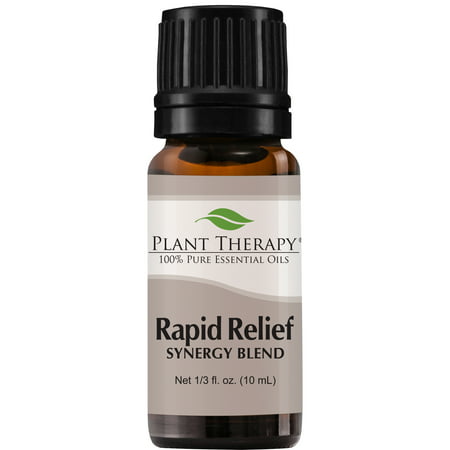 Plant Therapy Essential Oil | Rapid Relief Synergy | Pain and Soreness Blend | 100% Pure, Undiluted | 10 mL (1/3