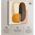thumbnail image 2 of Burnt Ochre Orbit Canvas Contemporary Art by Art Remedy, Gallery Wrapped, 30 x 36, 2 of 7