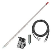 Firestik - Fg4648-W 4 Foot No Ground Plane Cb Single Mirror Mount Antenna Kit In White
