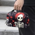 thumbnail image 2 of Skeleton Waterproof Oxford Cloth Charger Pouch Storage Box PC Case Cable Box Organizer Kitchen Cord Organizer 5.9x9.44x3.14 in, 2 of 6