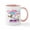White/Pink Inside, variant on CafePress - Snoopy And Woodstock Dashing Through Sn Mug - 11 oz Ceramic Mug - Novelty Coffee Tea Cup