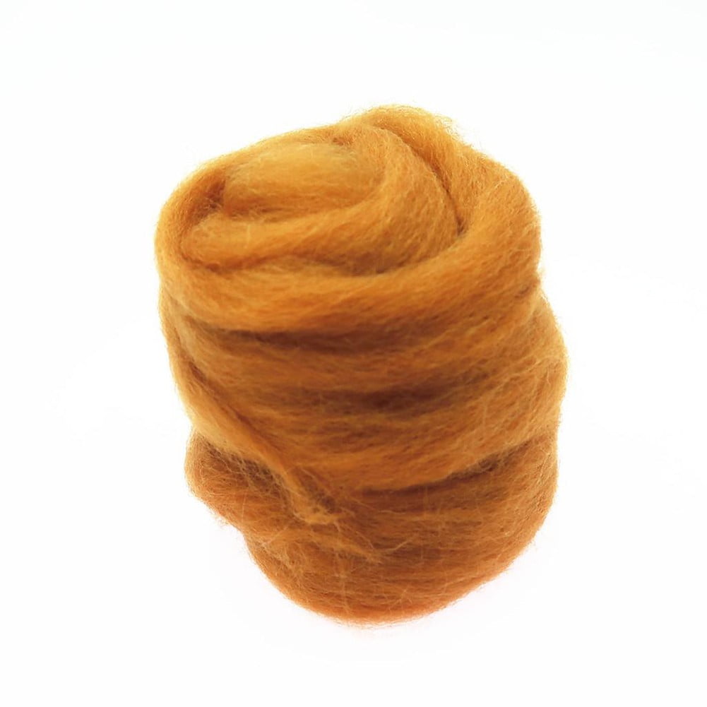  The Felt Box Needle Felting Wool Carded Batts Shade Pack 100  Grams 3.5 Oz (Orange/Yellow) : Arts, Crafts & Sewing