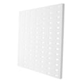 thumbnail image 4 of GETAJGHSD Peg Board Storage Rack Pegboard Panel Plastic White Sleek Wall Display 1Pack, 4 of 6
