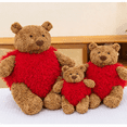thumbnail image 2 of Heart Teddy Bear Plush Toy, Soft Stuffed Animal Doll, Holiday Gift, 10–22 Inch, 2 of 10