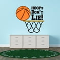 thumbnail image 3 of Sports Wall Decals for Boys Bedroom - Ball Spins Around the Rim DIY & Creativity Boy Girl Bedroom Wall Sticker - Size: 40 In x 40 In, 3 of 4