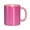 Pink, variant on Gradient Geometric Abstract Coffee Mug Fun Custom Ceramic Mugs 11oz Red