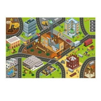 Kayannuo Christmas Foldable Kids Play Outdoor Activity Mat Baby Children Crawl Playmat Waterproof