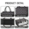 thumbnail image 4 of Large Capacity Tote Bag,Dark Blue Christmas Nutcracker Pattern Handbag Fashion Luxury Tote Bag,15.7"x13"x 5.1" Inches,Laptop Compatible, 4 of 6