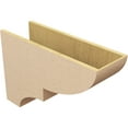 thumbnail image 5 of 10"W x 30"D x 20"H Classic Ridgewood Rough Cedar Woodgrain TimberThane Corbel, Primed Tan, 5 of 6