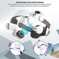 thumbnail image 2 of Oculus/Meta Quest 2 Compatible Design Halo Headband, Oculus Quest 2 Compatible Adjustable Headband and Ear Muffs Accessory, Enhances Support and Game Immersion, Reduces Stress on VR Headset, 2 of 5
