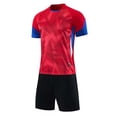 thumbnail image 4 of Kids Soccer Jersey Kit for Boys & Girls- Breathable & Quick-Dry - Youth Soccer Football Training Gifts (3Y-15Y) Red, 4 of 5