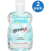 Germ-X Moisturizing Hand Sanitizer, 8 fl oz (Pack of 2)
