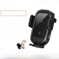 thumbnail image 2 of Soporte para teléfono móvil de coche, carga rápida inalámbrica, sensor inteligente, soporte para teléfono móvil de coche, cargador inalámbrico para coche, 2 of 4