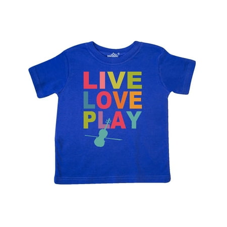 

Inktastic Live Love Play Violin Gift Toddler Toddler Girl T-Shirt