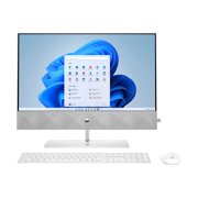 HP Pavilion 27-inch All-in-One Desktop, 10th Gen Intel i7-10700T Processor, 16 GB RAM, 1 TB SSD Storage, Full HD IPS Touchscreen, Windows 10 Home, Wireless Keyboard and Mouse Combo (27-d0080, 2020)