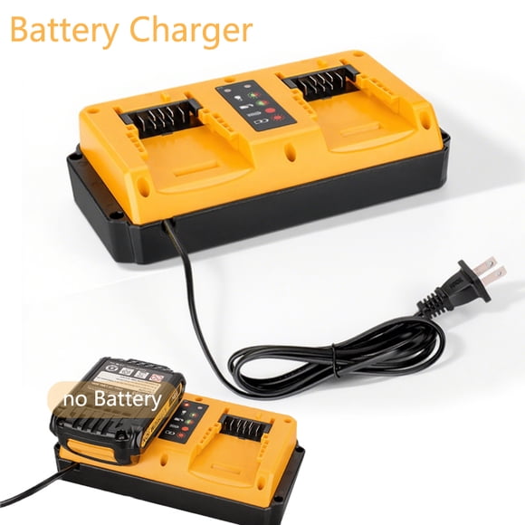 90W Rápido Charger Puerto Dual para DeWalt 18V-20V Baterías Li-ion DCB207 DCB206 DCB204