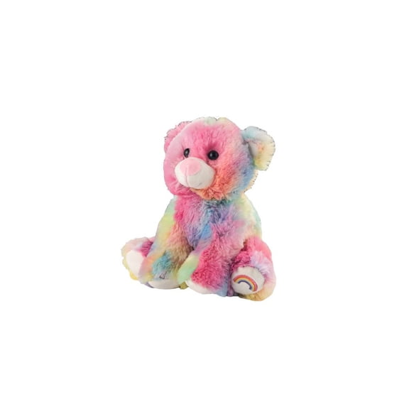 Rainbow Bear 8 inch Plush Stuffed Animal Soft Colorful Bear Toy Gift Collectible Plush Toy
