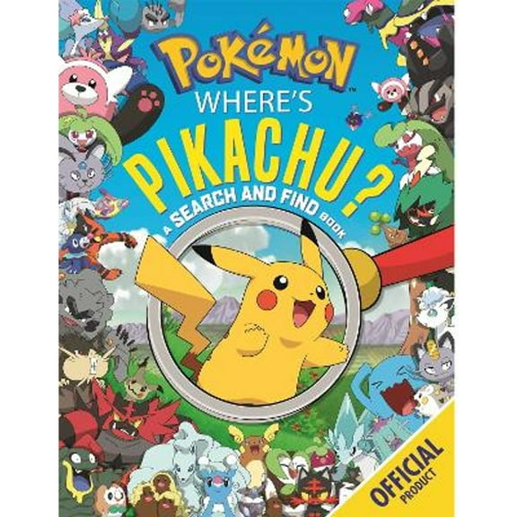 Pre-Owned Where's Pikachu? A Search and Find Book: Official Pokemon (Paperback 9781408357484) by Pokemon