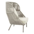thumbnail image 4 of Better Homes & Gardens Tarren Beige Wicker Outdoor High-Back Accent Chair with Cushions, 4 of 9