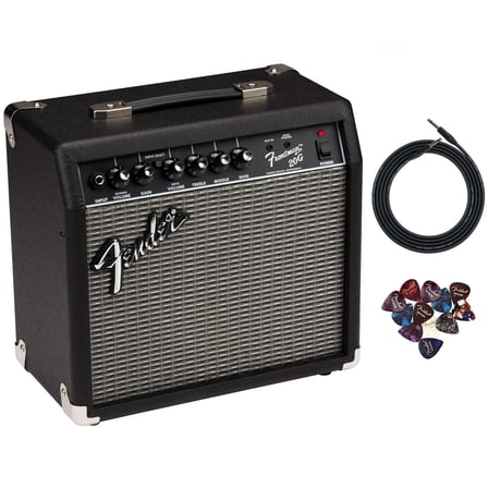 Fender Frontman 20G Guitar Combo Amplifier - Black w/ Instrument Cable