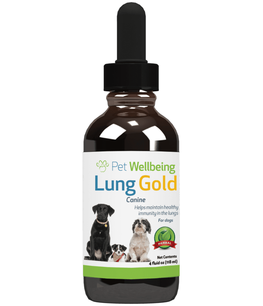 Pet Wellbeing Lung Gold for Dogs Natural Breathing support for