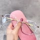 thumbnail image 1 of Gafas para miopía de estilo artístico con protección contra la luz azul, de color transparente, multifuncionales y versátiles., 1 of 6