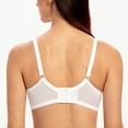 thumbnail image 3 of MELENECA Women's Full Coverage No Padding Plus Size Minimizer Underwire Bra White 46B, 3 of 5