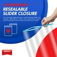 thumbnail image 4 of [ Pack of 50 3.5 Gallon Large Food Storage Bags with Reclosable Easy Open Close Slider Closure, 2 Mil Thick, Size 16"x18", for Food-Meal Prep, Organization & Storage, 4 of 9